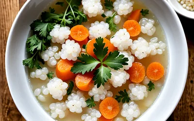 Bouillon économique au tapioca : recette facile, rapide et savoureuse