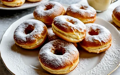 Recette facile de boules de Berlin à la crème pâtissière maison