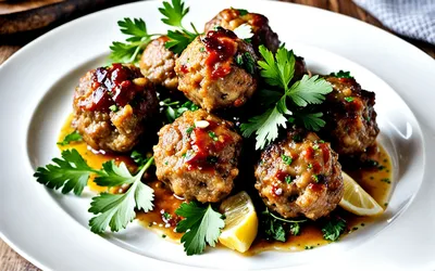 Boulettes d'agneau à la coriandre, cumin et citron confit - Recette facile et savoureuse