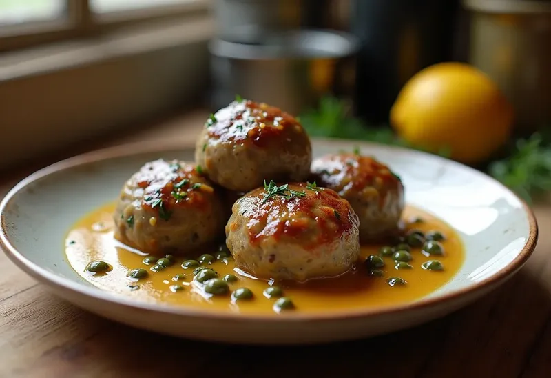 Boulettes de Königsberg traditionnelles à la sauce aux câpres