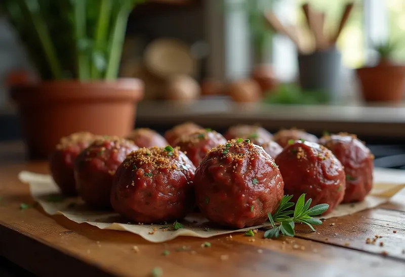 Boulettes de viande farcies aux épices : recette savoureuse et facile