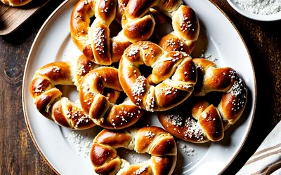 Recette facile de bretzel moelleux du Nouvel An