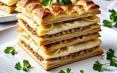Recette facile de brick croustillant au carré frais à l'orientale