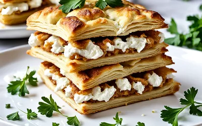 Recette facile de brick croustillante au fromage de chèvre façon orientale