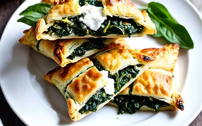Recette facile de bricks croustillants aux épinards et fromage de chèvre