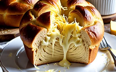 Recette facile de brioche au fromage moelleuse et gourmande