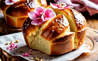Recette facile de brioche moelleuse aux pralines roses