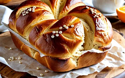 Recette facile de brioche vendéenne moelleuse parfumée à la fleur d'oranger