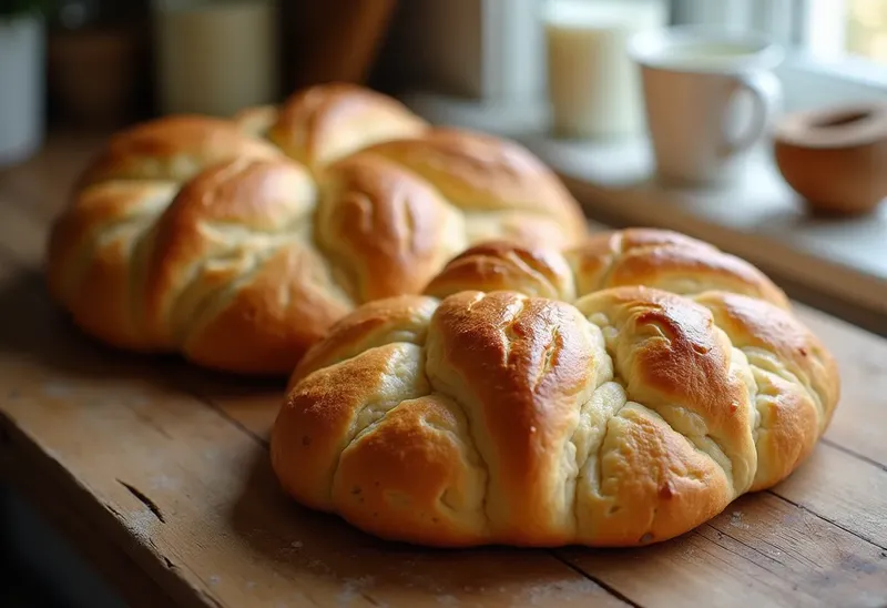 Brioches feuilletées nature maison : recette facile et gourmande