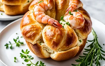 Brioches moelleuses aux crevettes : recette facile et gourmande