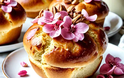 Recette facile de brioches aux pralines roses moelleuses et gourmandes