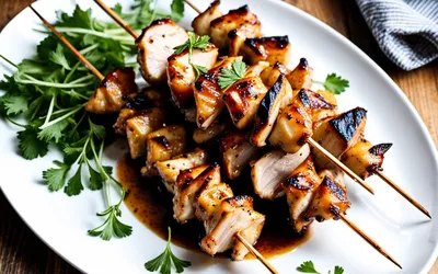 Brochettes de poulet marinées à l'érable : recette facile et gourmande