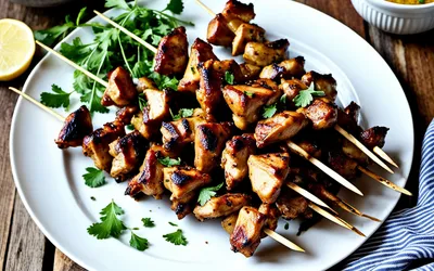 Brochettes de volaille royale façon Ceylan : recette épicée et savoureuse