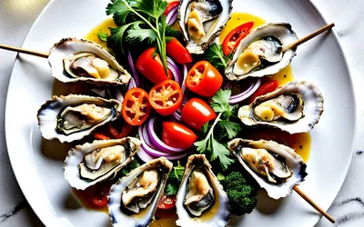 Brochettes d'huîtres épicées à la Louisiane - Recette facile et savoureuse