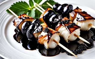 Brochettes gourmandes de quenelles au lard et pruneaux - recette facile et savoureuse