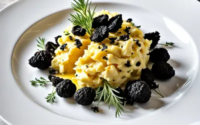 Brouillade d'œufs à la truffe noire : recette gourmande et raffinée