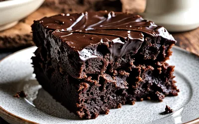 Recette de Brownie Fondant au Chocolat Noir - Facile et Gourmand
