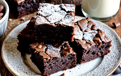 Recette facile de brownies au chocolat fondants