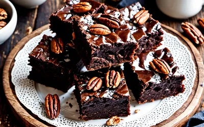 Recette facile de brownies fondants aux noix de pécan