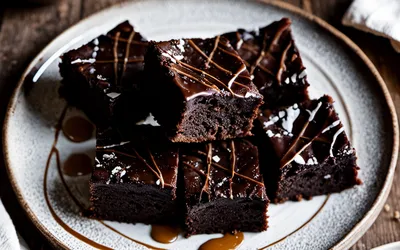 Recette facile de brownies fondants caramélisés au chocolat