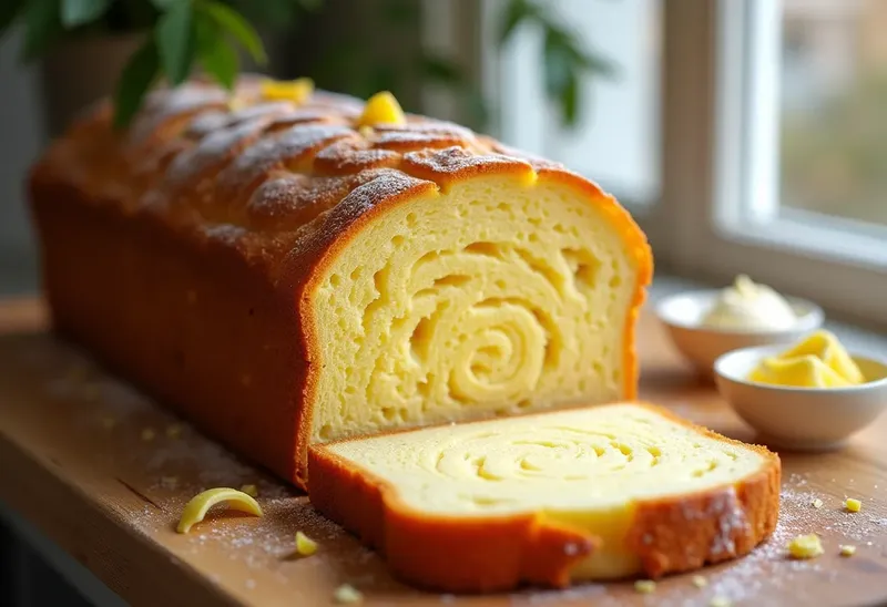 Bûche de Noël à la Crème de Citron Maison