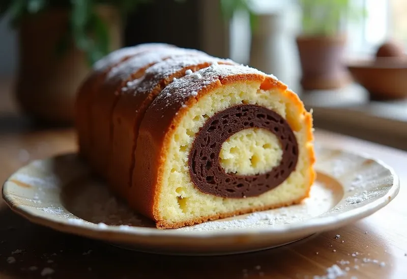 Bûche de Noël aux Marrons et Chocolat Fondant