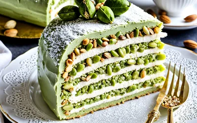 Recette facile de bûche de Noël pistachée gourmande et festive