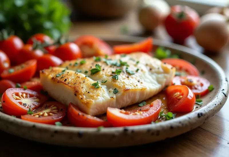 Cabillaud au four à la provençale : recette savoureuse et facile