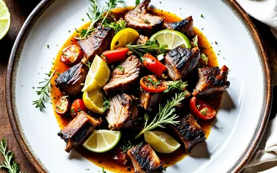 Cabri rôti aux épices créoles : recette traditionnelle antillaise facile