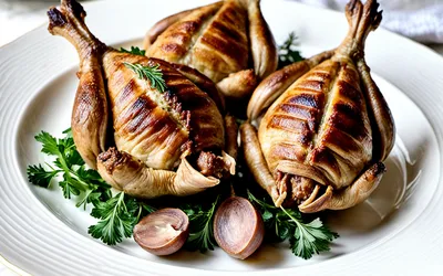 Recette de Cailles Farcies aux Saveurs Authentiques - Plat Raffiné