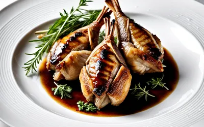 Recette gourmande de cailles rôties au foie gras facile et rapide