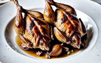 Recette facile de cailles rôties au xérès et épices douces