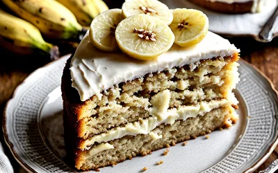 Recette facile de cake moelleux à la banane et bourbon
