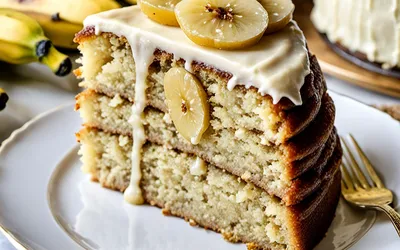 Recette facile de cake moelleux à la banane et au rhum