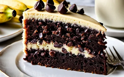 Recette facile de cake moelleux à la banane et pépites de chocolat