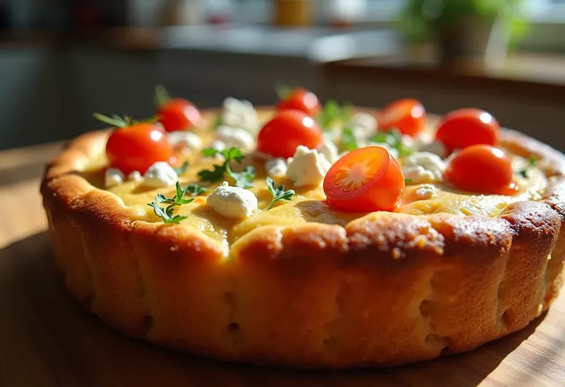 Cake moelleux à la feta et tomates cerises : recette facile et gourmande