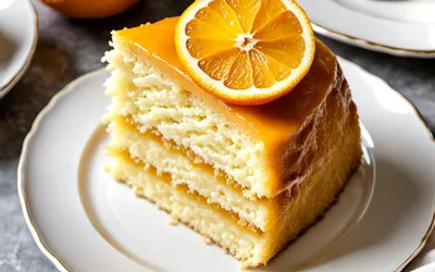 Cake moelleux à l'orange allégé : recette facile et gourmande