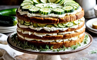 Recette facile de cake moelleux au chèvre et courgettes