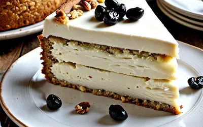 Recette facile de cake moelleux au chèvre, noix et raisins secs