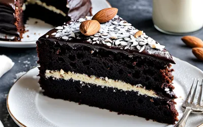 Recette facile de cake moelleux au chocolat et poudre d'amandes
