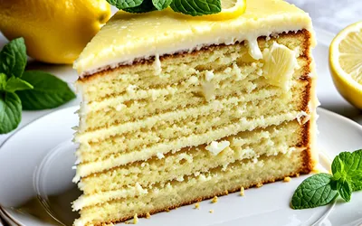 Cake moelleux au citron sans beurre : recette facile et rapide