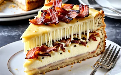 Recette facile de cake moelleux au gruyère et lardons croustillants