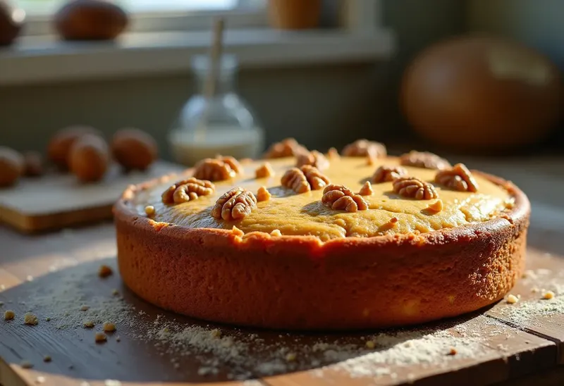 Cake moelleux au miel et noix : recette facile et gourmande