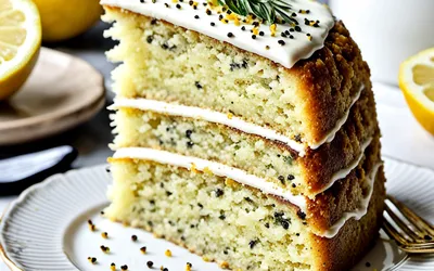 Recette facile de cake moelleux au pavot et citron pour un goûter gourmand