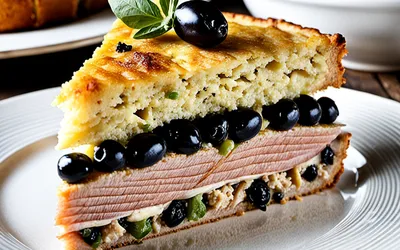 Recette facile de cake moelleux au thon et olives noires