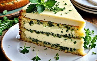 Image de la recette Cake moelleux aux herbes fraîches et fromage