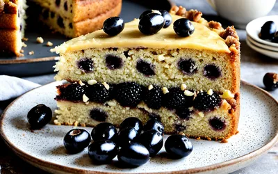 Recette facile de cake moelleux aux olives et noisettes
