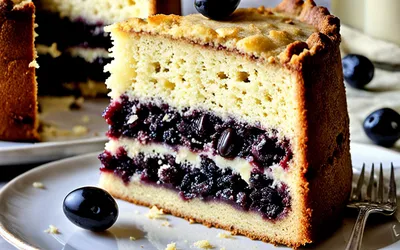 Recette facile de cake moelleux aux olives noires et parmesan