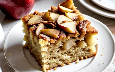 Recette facile de cake moelleux aux pommes et à la cannelle