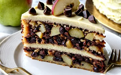 Recette facile de cake moelleux aux pommes et chocolat